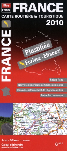 Blay-Foldex - France - Carte routière & touristique plastifiée 1/1 000 000.