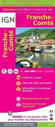  IGN - Franche-Comté - 1/250 000.