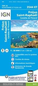  IGN - Fréjus, Saint-Raphaël. Corniche de l'Esterel - 1/25 000.