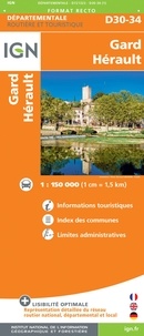  IGN - Gard Hérault - 1/150 000.