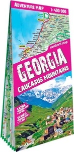  Express Map - Georgia - Caucasus Mountains. 1/400 000.