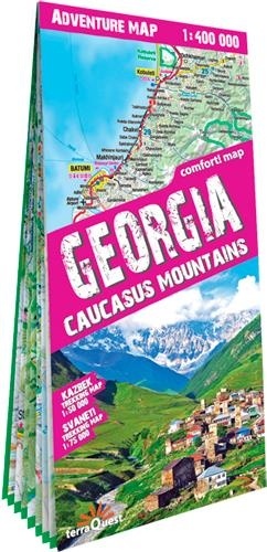 Georgia. Caucasus Mountains. 1/400 000