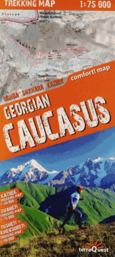 Georgian Caucasus. 1/75 000