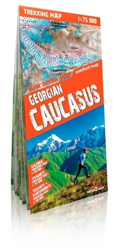 Georgian Caucasus. 1/75 000