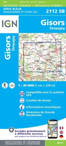 Gisors, Etrépagny. 1/25 000