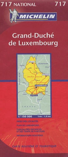  Michelin - Grand-Duché de Luxembourg - 1/150000.
