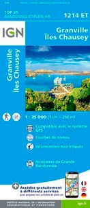  IGN - Granville, Coutances, Iles Chausey - 1/25 000.
