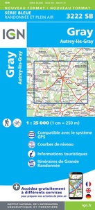  IGN - Gray, Autrey-lès-Gray - 1/25 000.