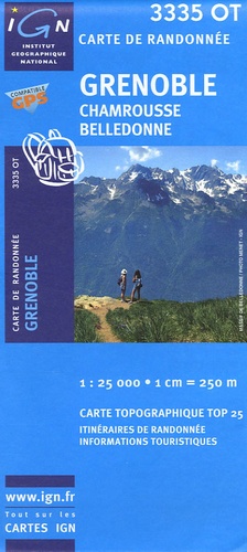  IGN - Grenoble Chamrousse Belledonne - 1/25 000.