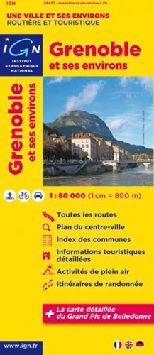  IGN - Grenoble et ses environs - 1/80 000.