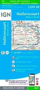  IGN - Hallencourt, Molliens-Dreuil - 1/25 000.