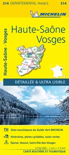  Michelin - Haute-Saône, Vosges - 1/150 000.
