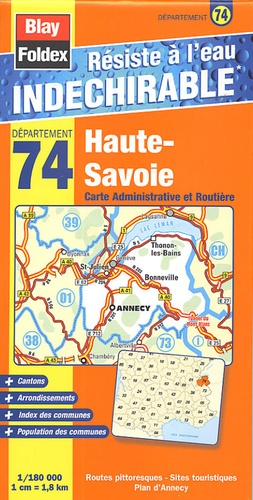  Blay-Foldex - Haute-Savoie - 1/180 000.