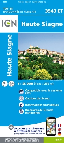 Haute Siagne. 1/25 000