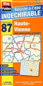  Blay-Foldex - Haute-Vienne - 1/180 000.