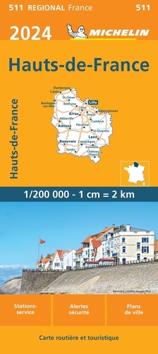 Hauts-de-France. 1/200 000  Edition 2024