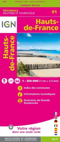 Hauts-de-France. 1/250 000