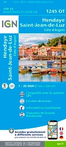  IGN - Hendaye, St-Jean-de-Luz, Côte d'Argent - 1/25 000.