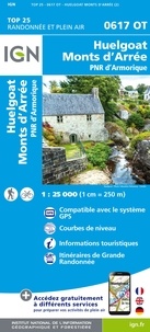  IGN - Huelgoat, Monts d'Arrée, PNR d'Armorique - 1/25 000.