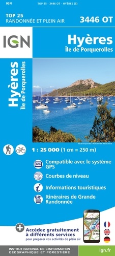 Hyères/Ile de Porquerolles. 1/25 000