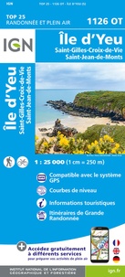  IGN - Ile d'yeu, Saint Gilles-Croix-de-vie - 1/25 000.