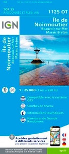  IGN - Ile de Noirmoutier, Beauvoir-sur-Mer, marais breton - 1/25 000.