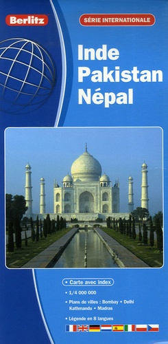  Berlitz - Inde-Pakistan-Népal - 1/4 000 000.