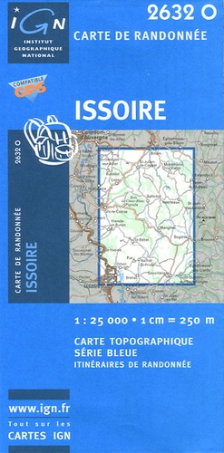  IGN - Issoire - 1/25 000.