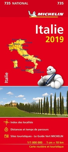 Italie. 1/1 000 000  Edition 2019