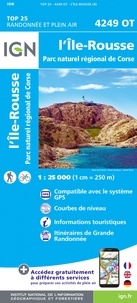  IGN - L'Ile Rousse, Parc naturel régional de Corse - 1/25 000.