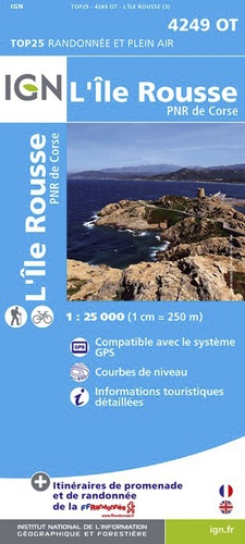  IGN - L'Ile Rousse - 1/25 000.
