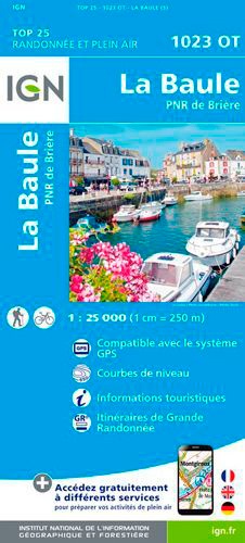 La Baule, PNR de Brière. 1/25 000 5e édition