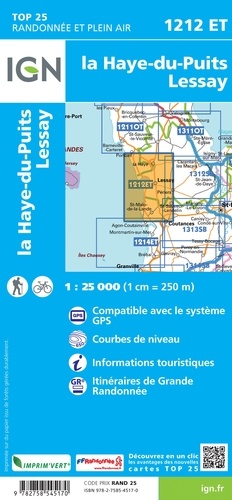 La Haye-du-Puits, Lessay. 1/25 000
