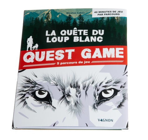 La quête du loup blanc. Quest game - 5 parcours de jeu