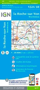 IGN - La Roche-sur-Yon, Bournezeau - 1/25 000.