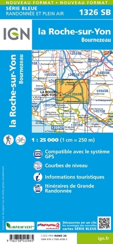 La Roche-sur-Yon, Bournezeau. 1/25 000
