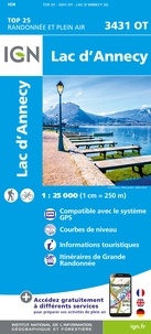  IGN - Lac d'Annecy - 1/25 000.