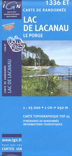  IGN - Lac de Lacanau - 1/25 000.