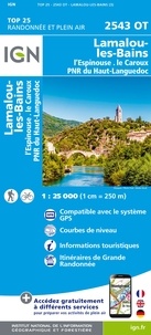  IGN - Lamalou-les-Bains L'Espinouse Le Caroux Parc Naturel Régional du Haut Languedoc - 1/25 000.
