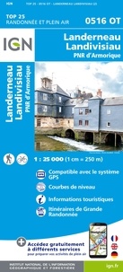  IGN - Landerneau, Landivisiau, PNR d'Armorique - 1/25 000.