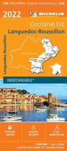  Michelin - Languedoc-Roussillon, Occitanie Est - 1/200 000, indéchirable.
