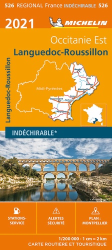  Michelin - Languedoc-Roussillon - 1/200 000.