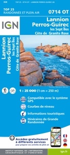  IGN - Lannion, Perros-Guirec. Les Sept Iles, Côte de Granite Rose - 1/25 000.