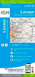  IGN - Lavaur, Montastruc-La-Conseillère - 1/25 000.