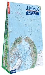  Express Map - Le Monde, carte politique et physique - 1/31 000 000.