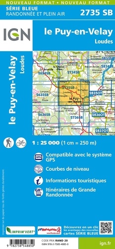 Le Puy-en-Velay, Loudes. 1/25 000