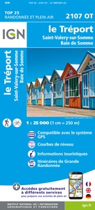  IGN - Le Tréport, Saint-Valery-sur-Somme, Baie de Somme - 1/25 000.