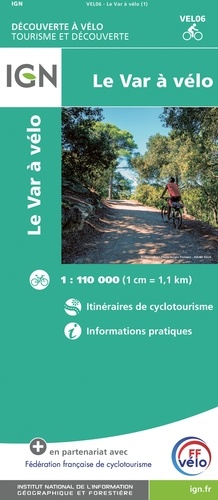 Le Var à vélo. 1/110 000