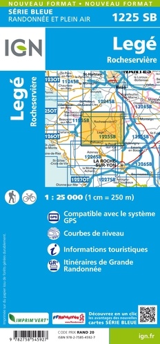 Legé, Rocheservière. 1/25 000