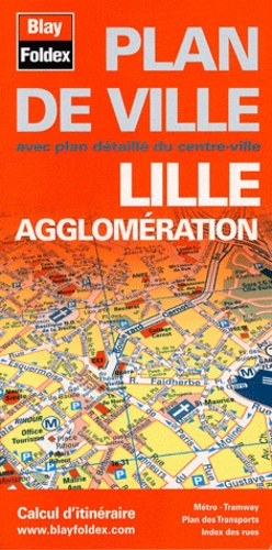  Blay-Foldex - Lille agglomération - Plan de ville.